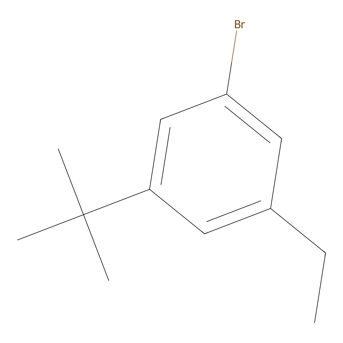 1-Bromo-3-(tert-butyl)-5-ethylbenzene molecular structure, CAS 1369877-48-4