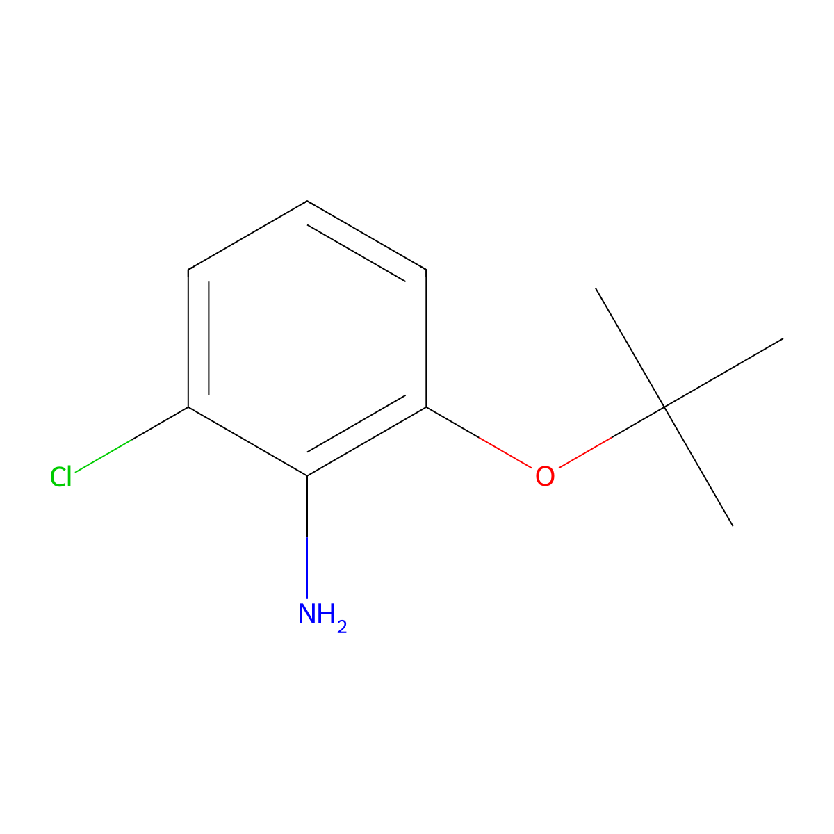 2-(Tert-butoxy)-6-chloroaniline molecular structure, CAS 1369877-65-5
