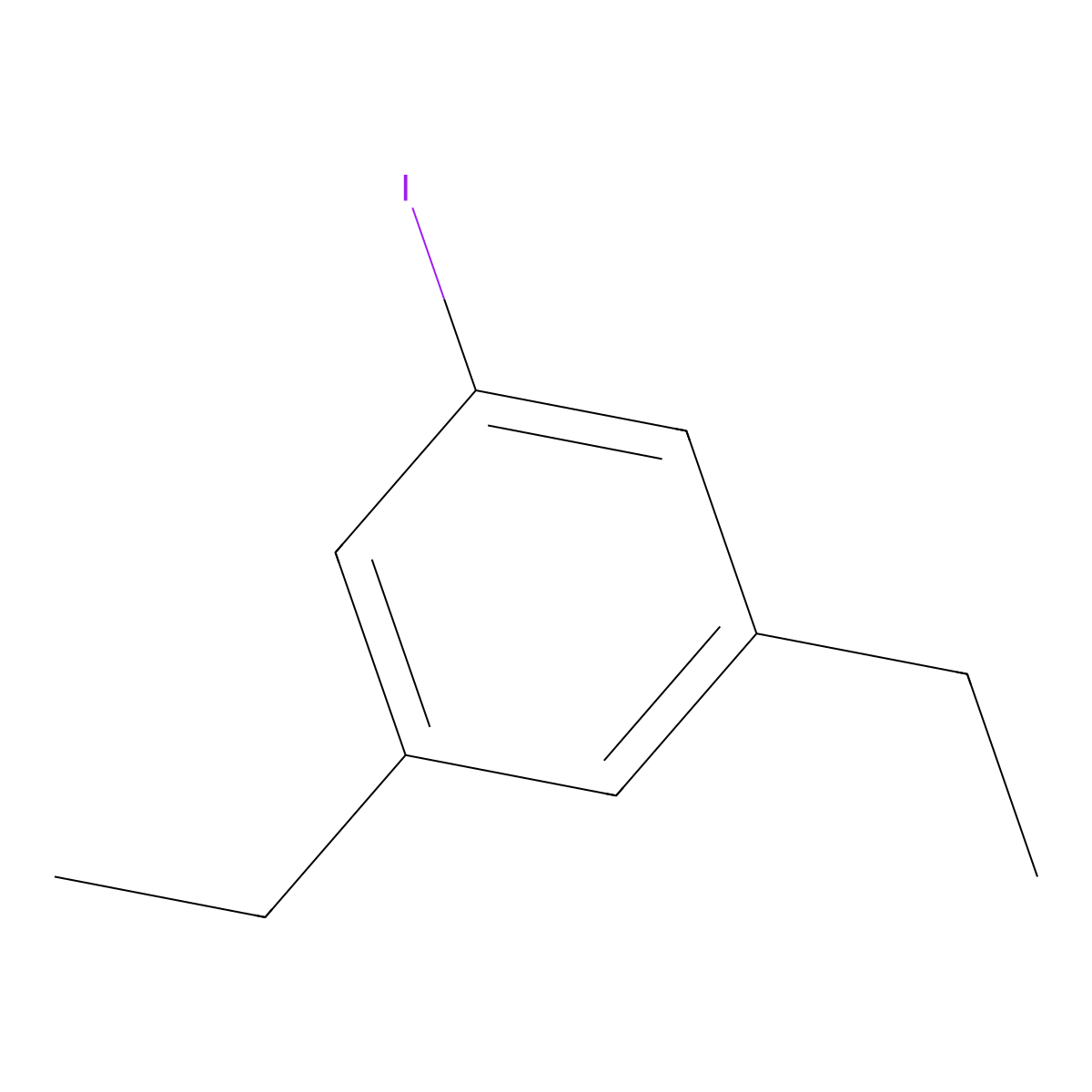 1,3-Diethyl-5-iodobenzene molecular structure, CAS 1369882-88-1