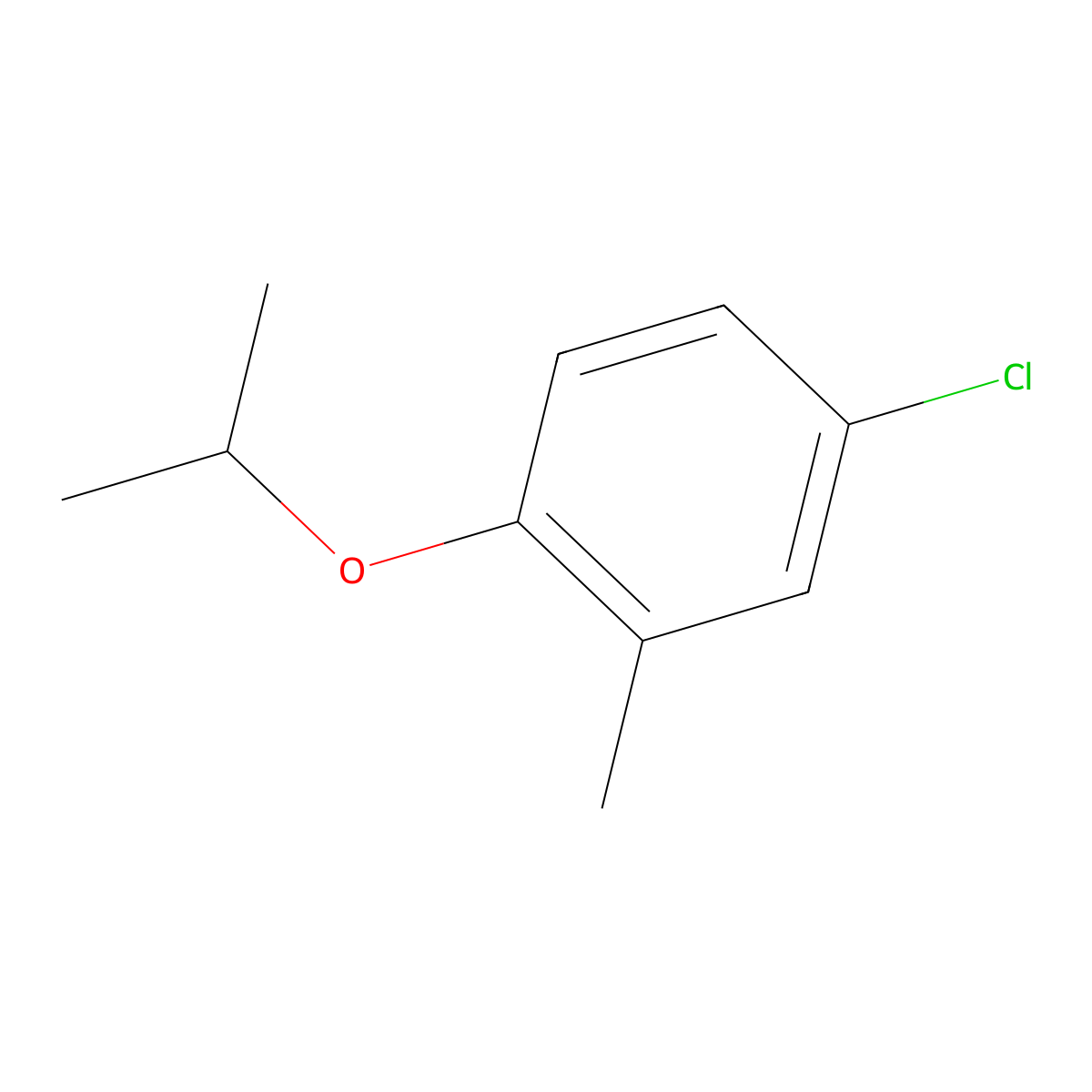 4-Chloro-2-methyl-1-(propan-2-yloxy)benzene molecular structure, CAS 1369890-32-3