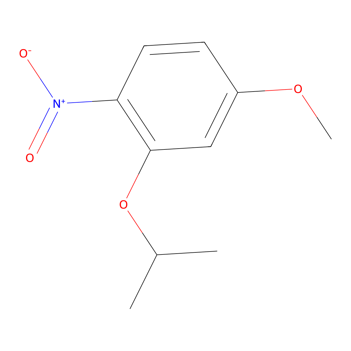 2-Isopropoxy-4-methoxy-1-nitrobenzene molecular structure, CAS 1369895-37-3