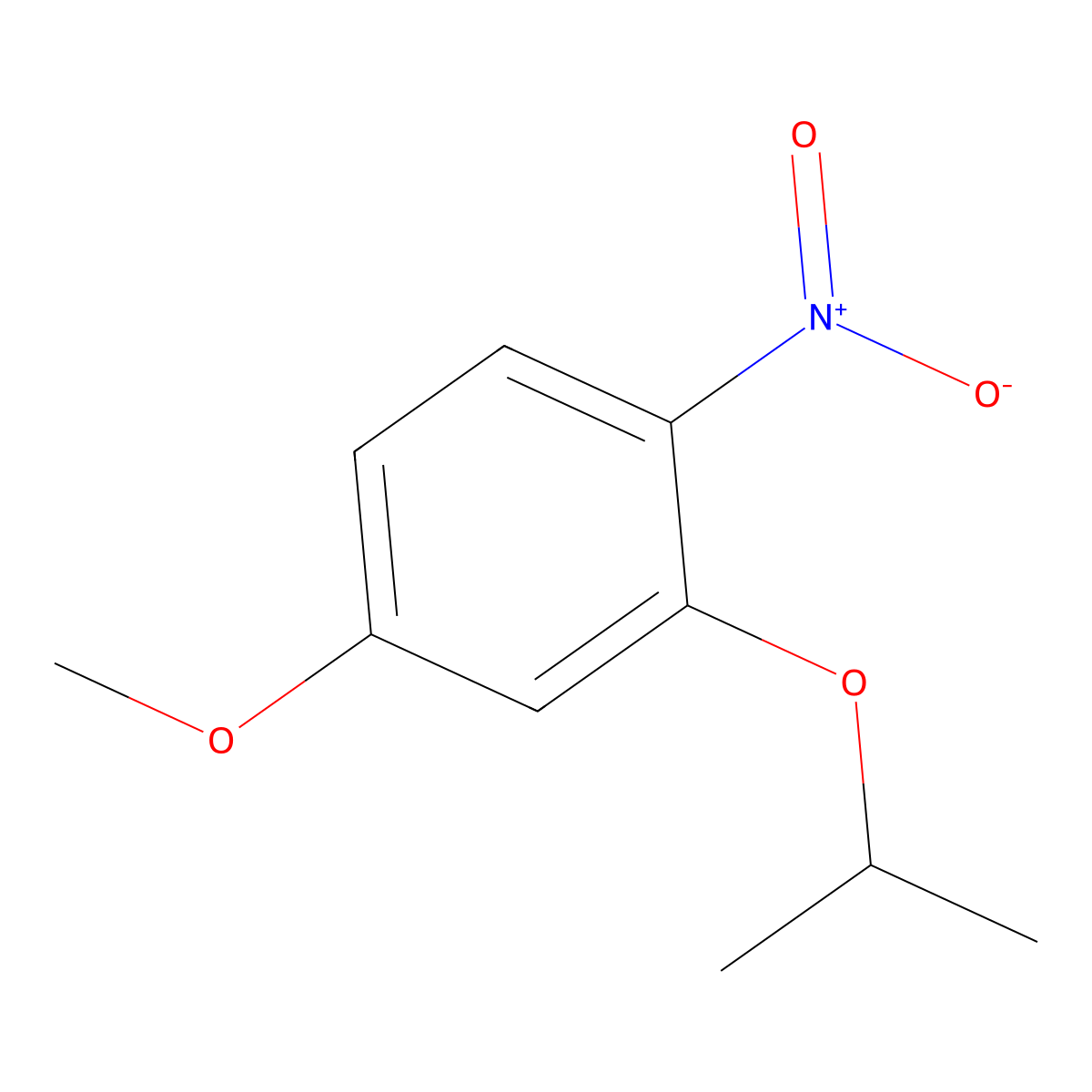 2-Isopropoxy-4-methoxy-1-nitrobenzene molecular structure, CAS 1369895-37-3