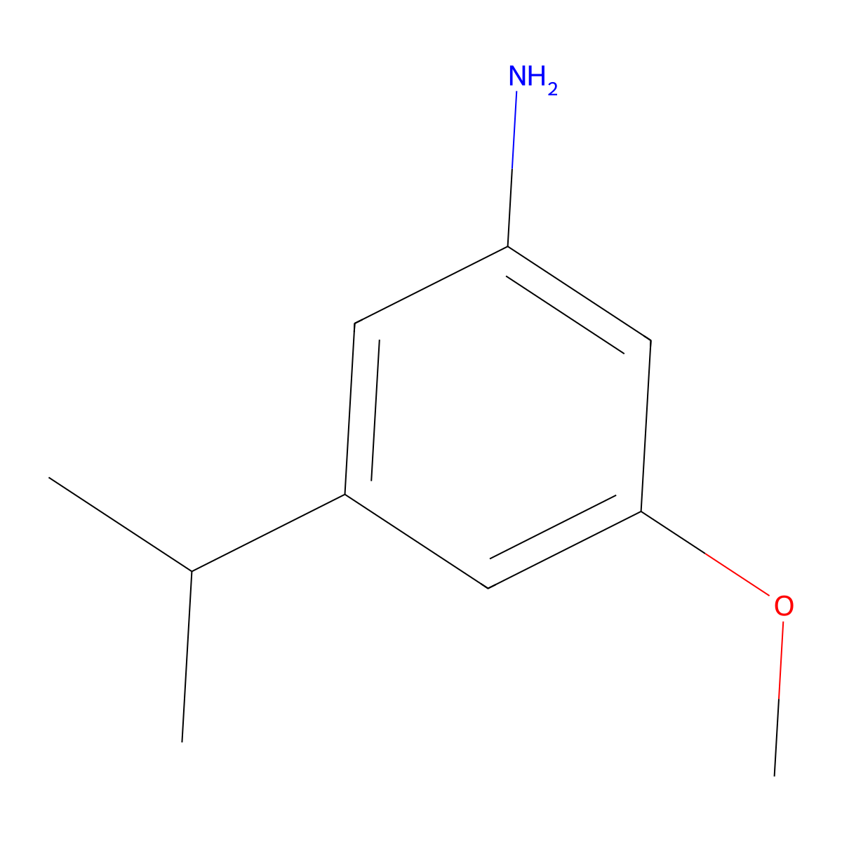3-Methoxy-5-(propan-2-yl)aniline molecular structure, CAS 1369896-77-4