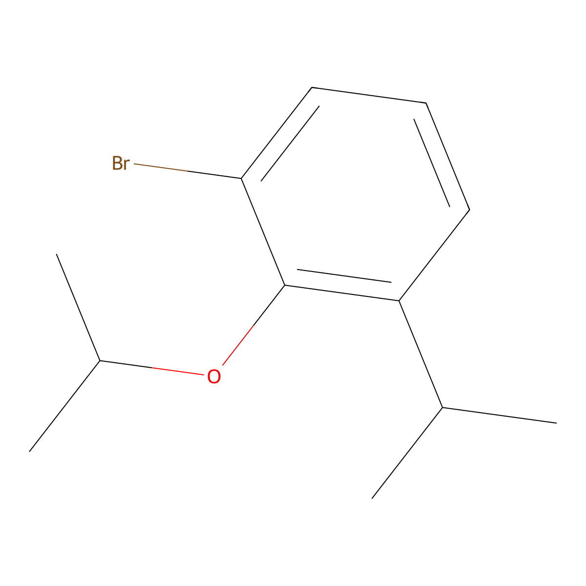 1-Bromo-2-isopropoxy-3-isopropylbenzene molecular structure, CAS 1369900-62-8
