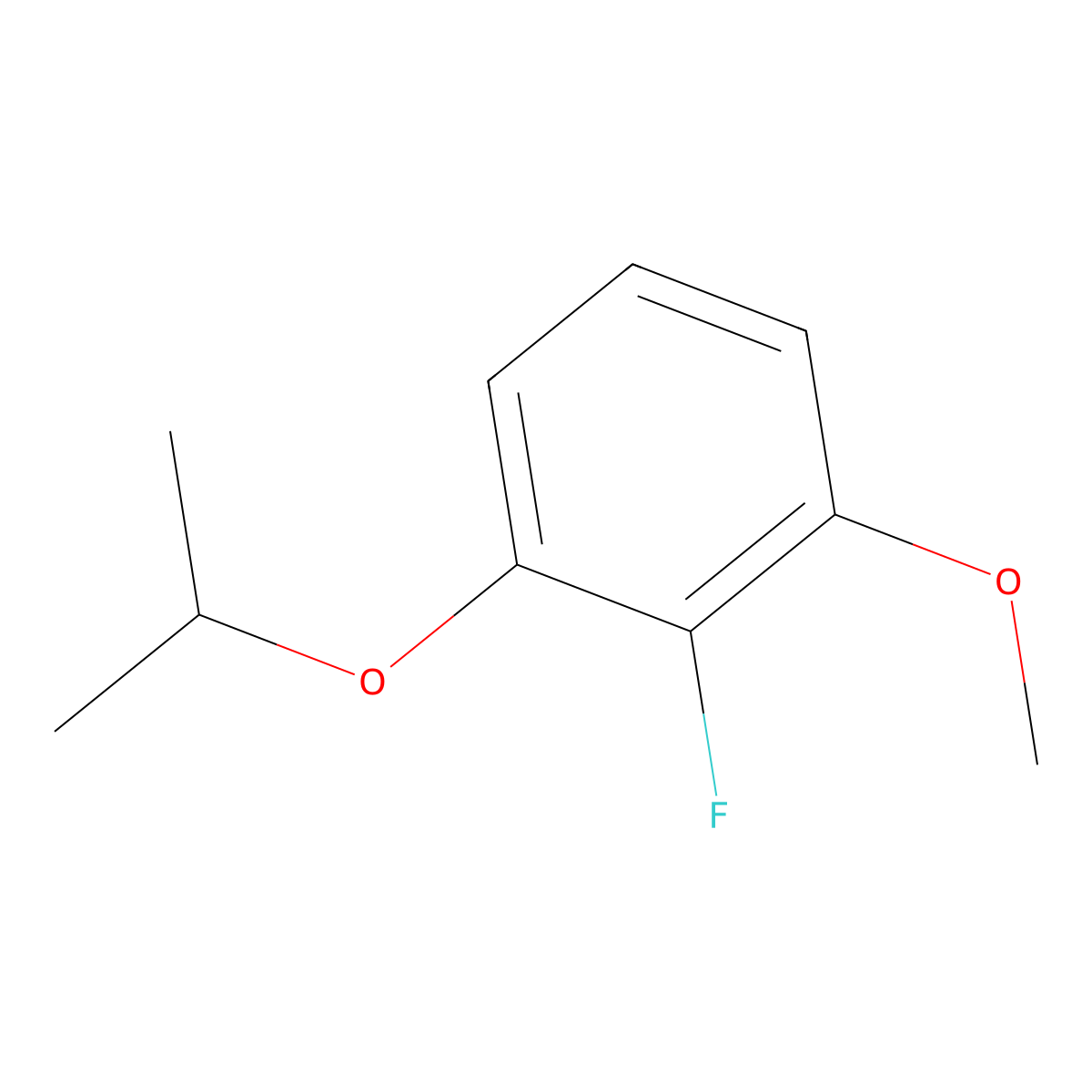 2-Fluoro-1-isopropoxy-3-methoxybenzene molecular structure, CAS 1369918-05-7