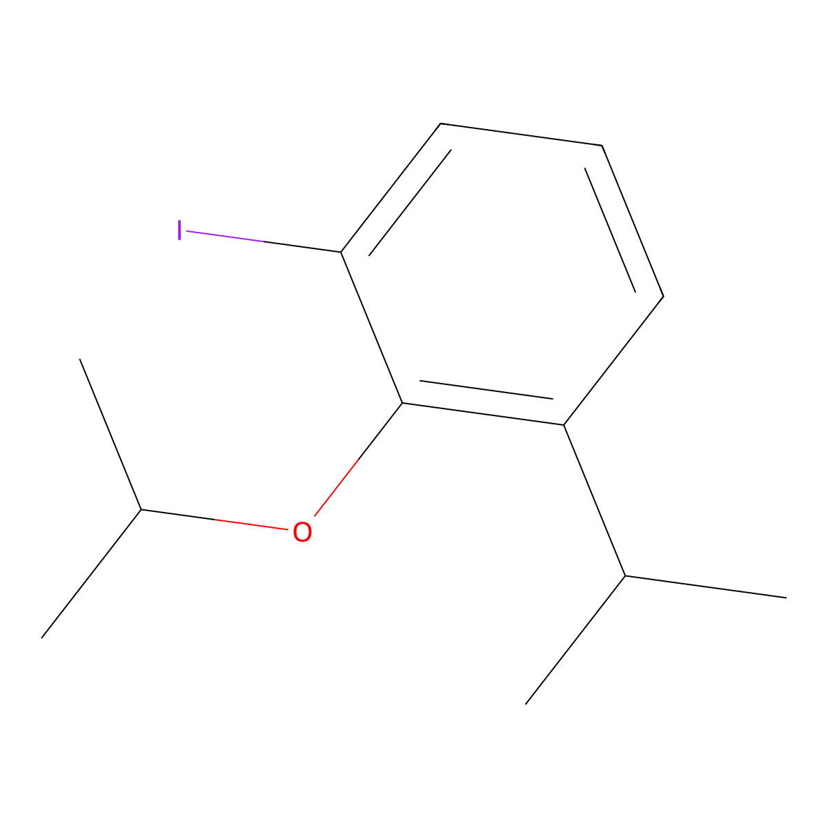 1-Iodo-2-isopropoxy-3-isopropylbenzene molecular structure, CAS 1369920-25-1
