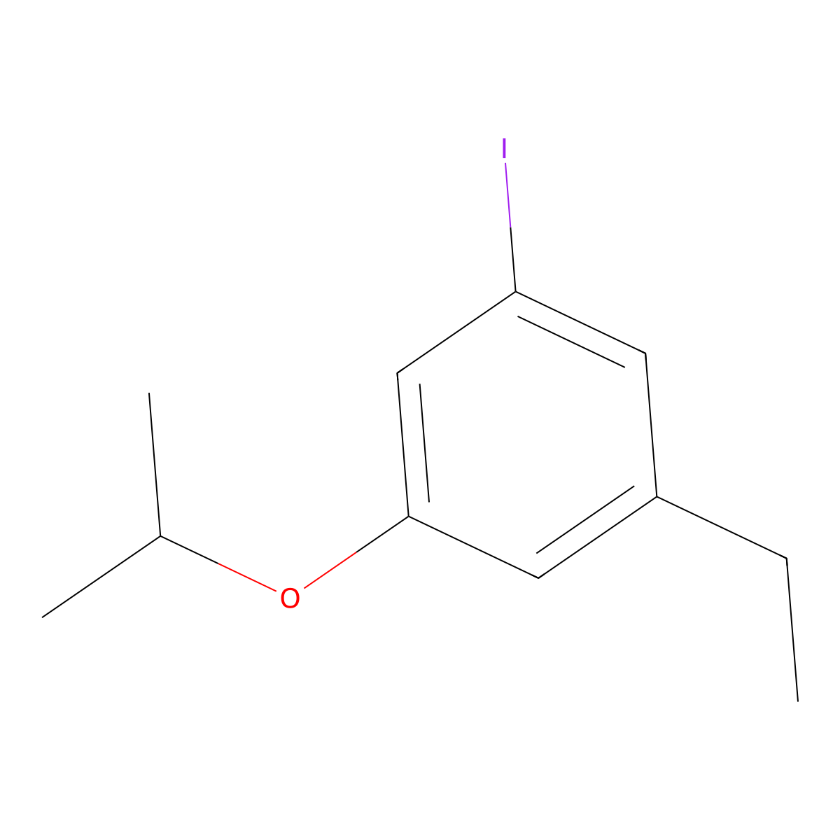 1-Ethyl-3-iodo-5-isopropoxybenzene molecular structure, CAS 1369921-41-4
