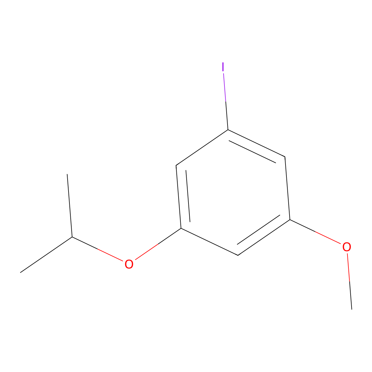 1-Iodo-3-isopropoxy-5-methoxybenzene molecular structure, CAS 1369921-89-0