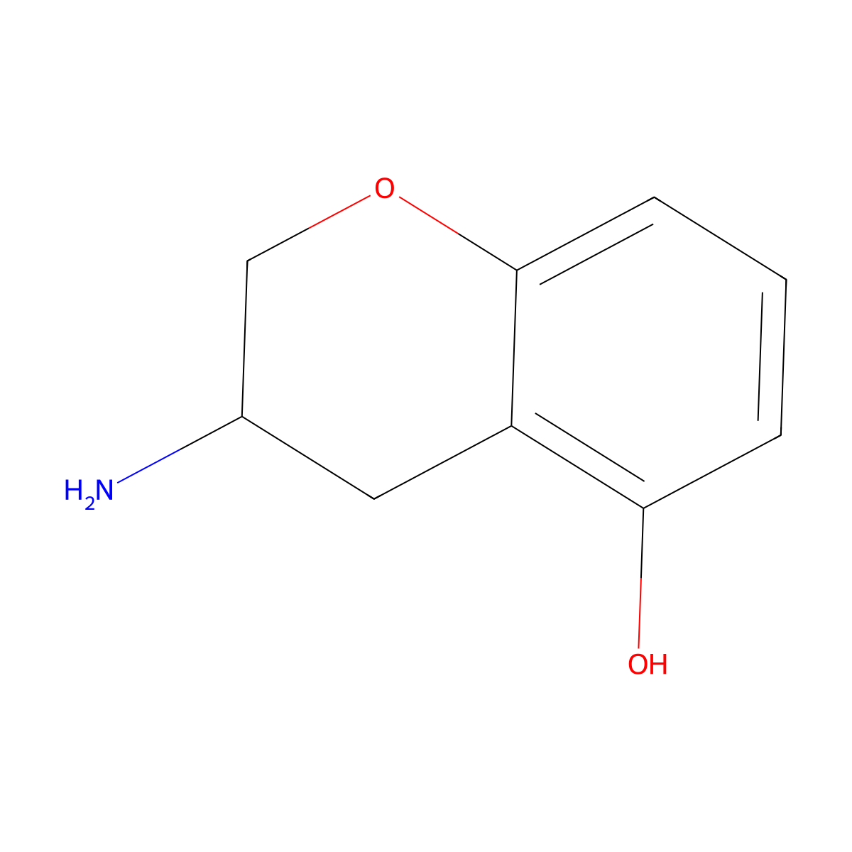 (S)-3-Aminochroman-5-OL molecular structure, CAS 1369922-92-8