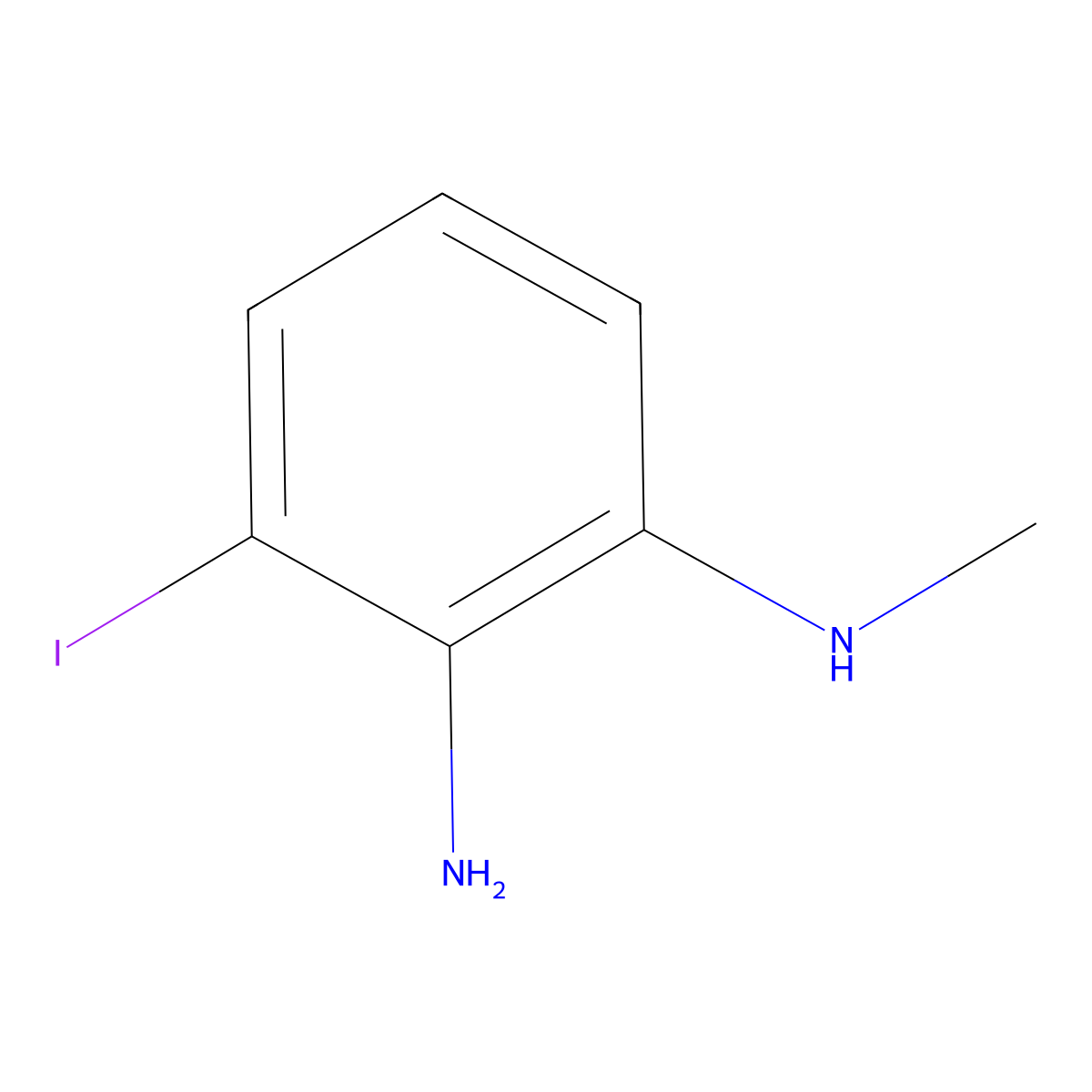 3-iodo-N1-methylbenzene-1,2-diamine molecular structure, CAS 1369925-66-5