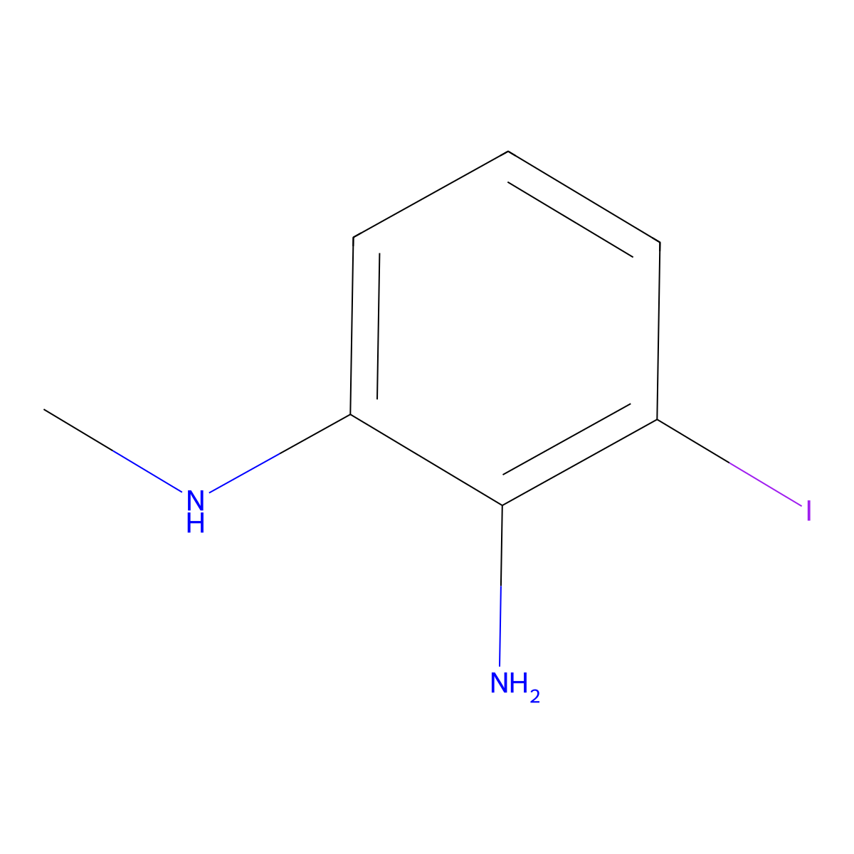 3-iodo-N1-methylbenzene-1,2-diamine molecular structure, CAS 1369925-66-5