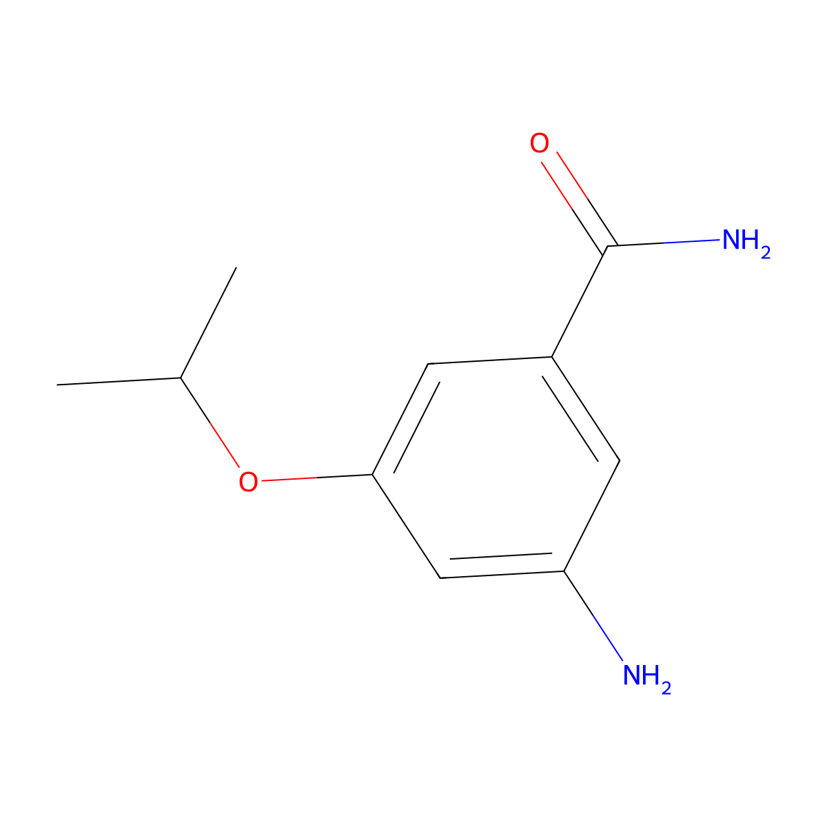 3-Amino-5-isopropoxybenzamide molecular structure, CAS 1369941-62-7