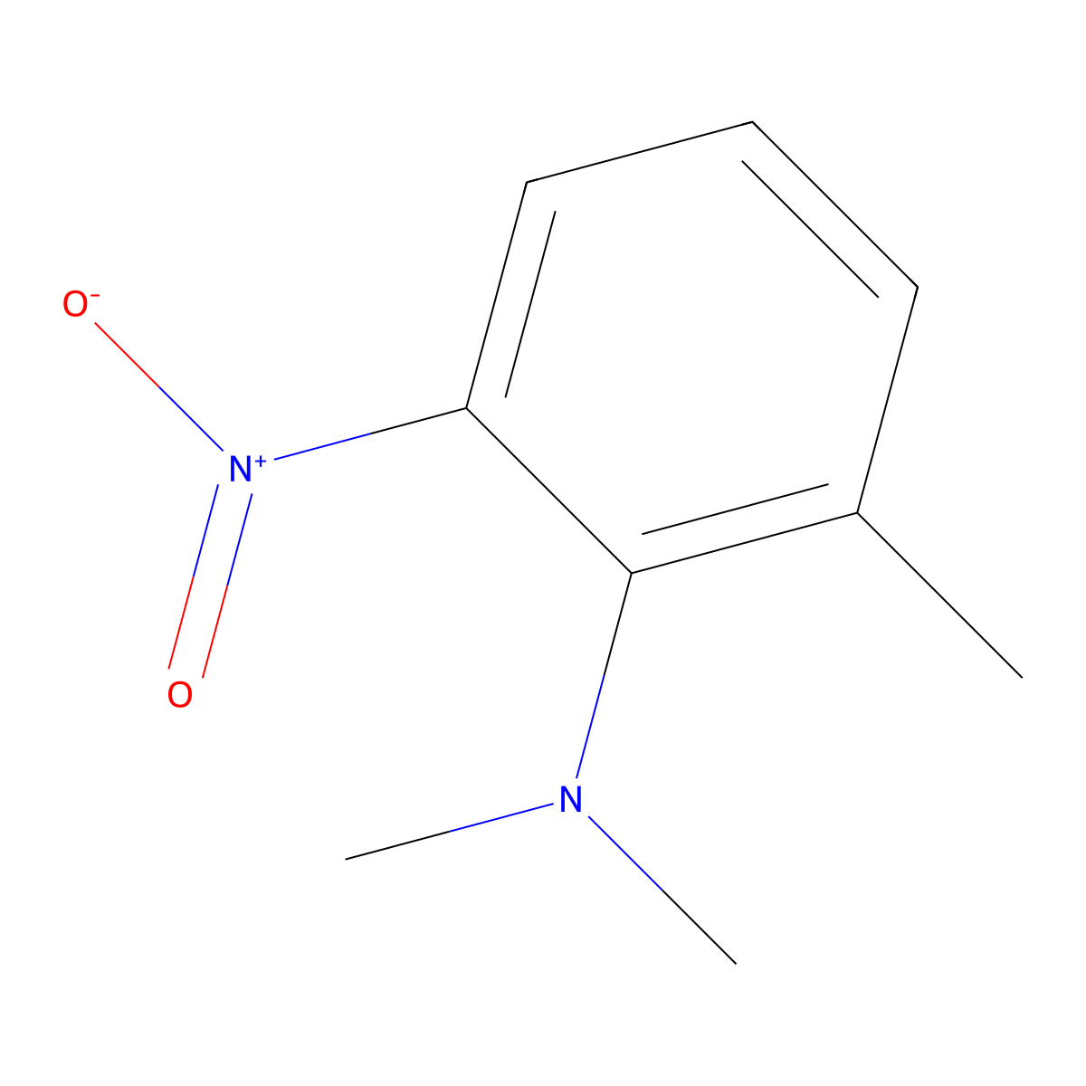 N,N,2-Trimethyl-6-nitroaniline molecular structure, CAS 1369949-65-4