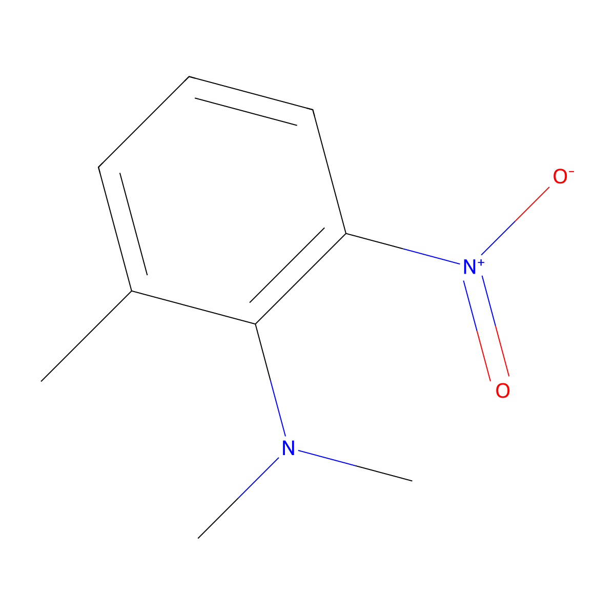 N,N,2-Trimethyl-6-nitroaniline molecular structure, CAS 1369949-65-4