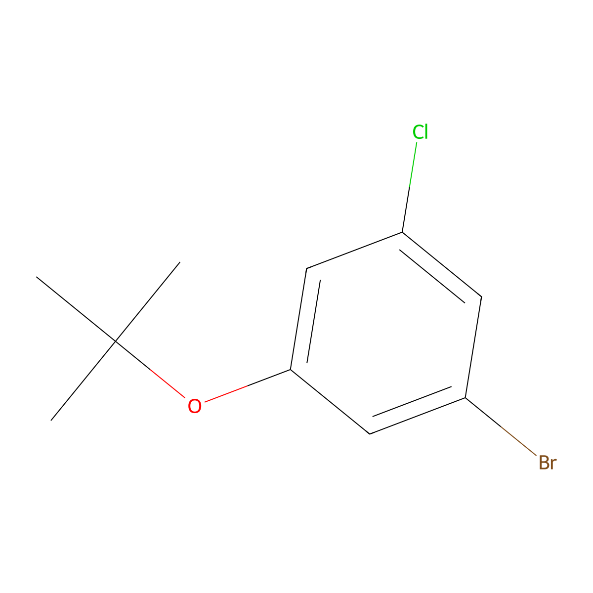 1-Bromo-3-(tert-butoxy)-5-chlorobenzene molecular structure, CAS 1369951-47-2