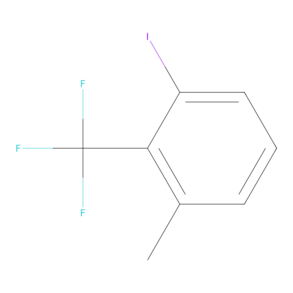 1-Iodo-3-methyl-2-(trifluoromethyl)benzene molecular structure, CAS 1369955-63-4