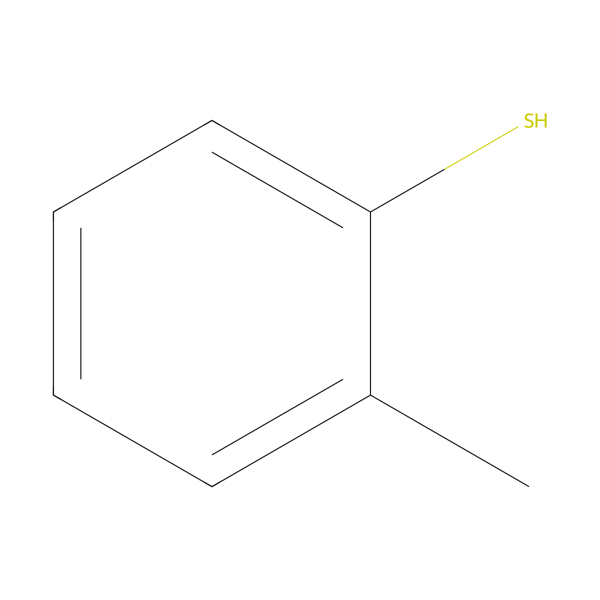 2-Thiocresol molecular structure, CAS 137-06-4