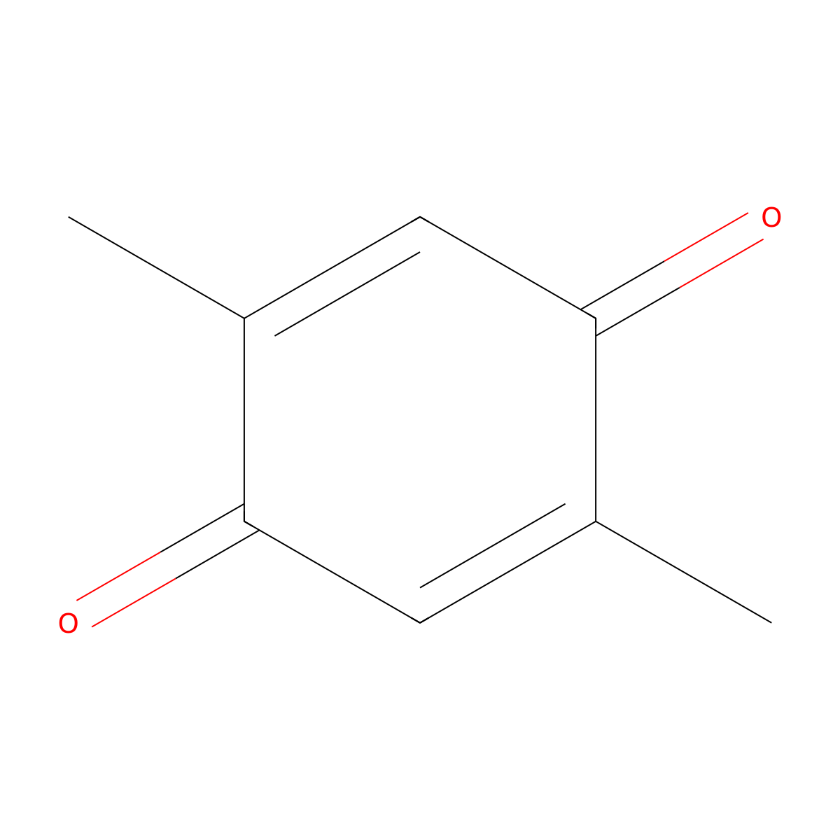 2,5-Dimethyl-4-benzoquinone molecular structure, CAS 137-18-8