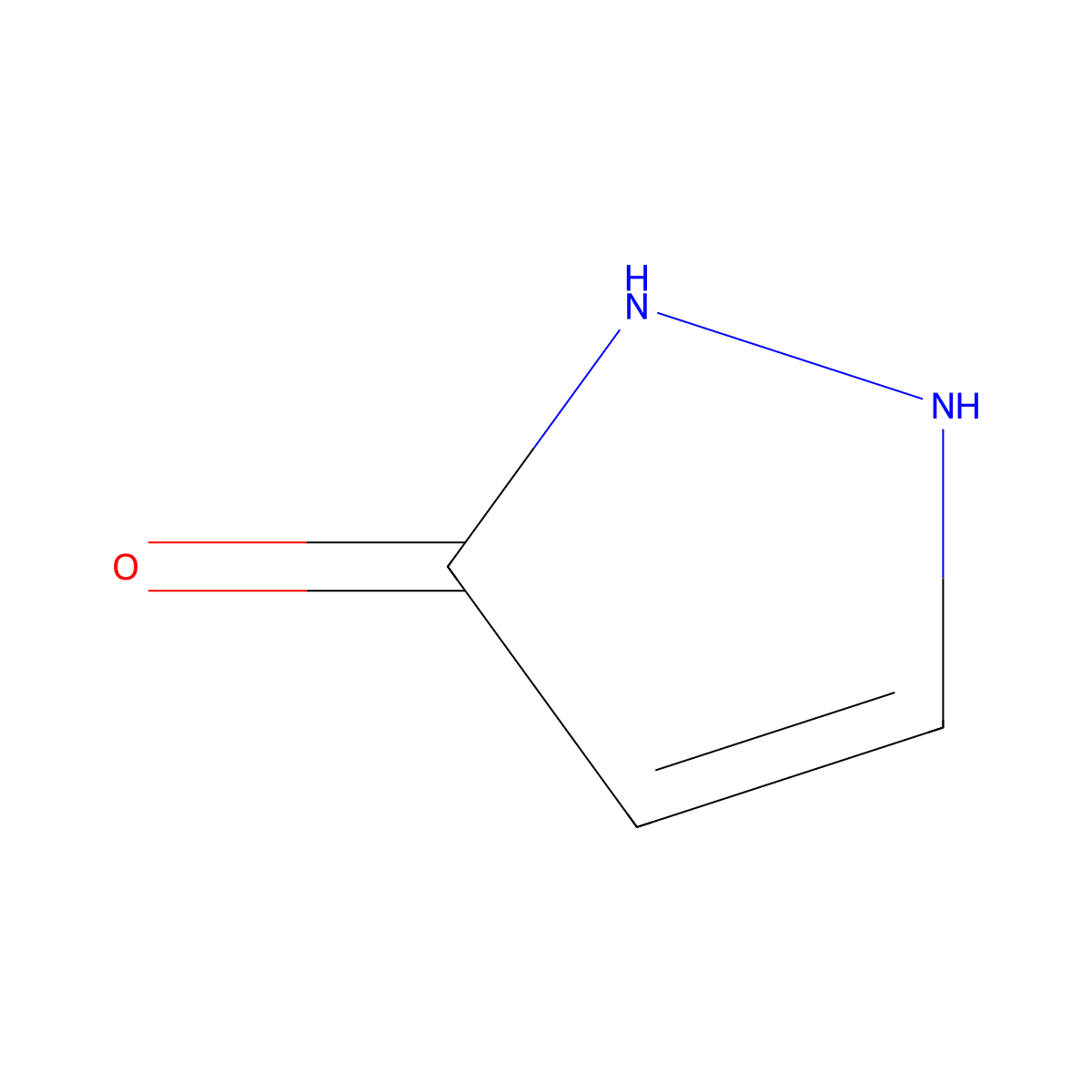 1H-Pyrazol-3-ol molecular structure, CAS 137-45-1