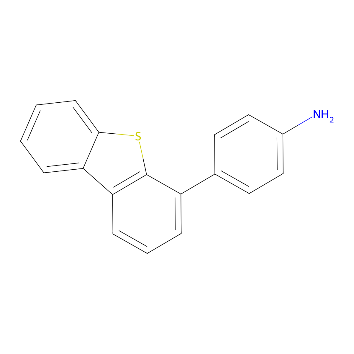 4-(Dibenzo[b,d]thiophen-4-yl)aniline molecular structure, CAS 1370034-50-6