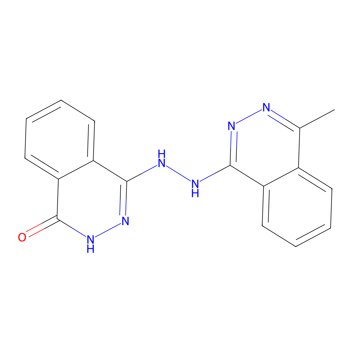 4-[2-(4-methylphthalazin-1-yl)hydrazino]phthalazin-1(2H)-one molecular structure, CAS 1370051-11-8