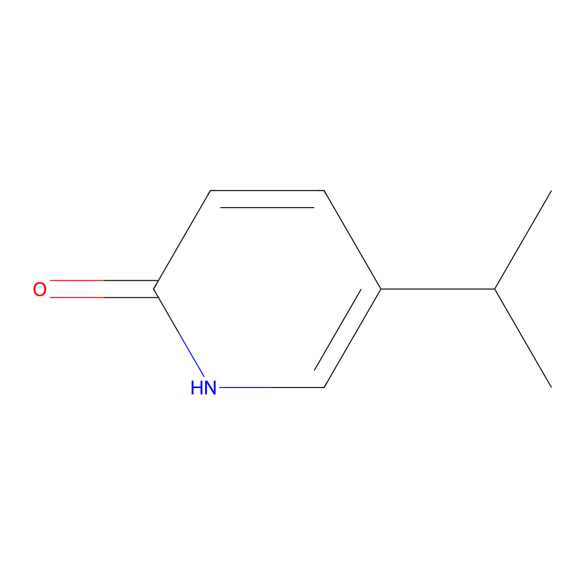 5-Isopropylpyridin-2(1H)-one molecular structure, CAS 137013-12-8