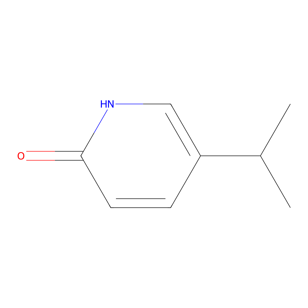 5-Isopropylpyridin-2(1H)-one molecular structure, CAS 137013-12-8