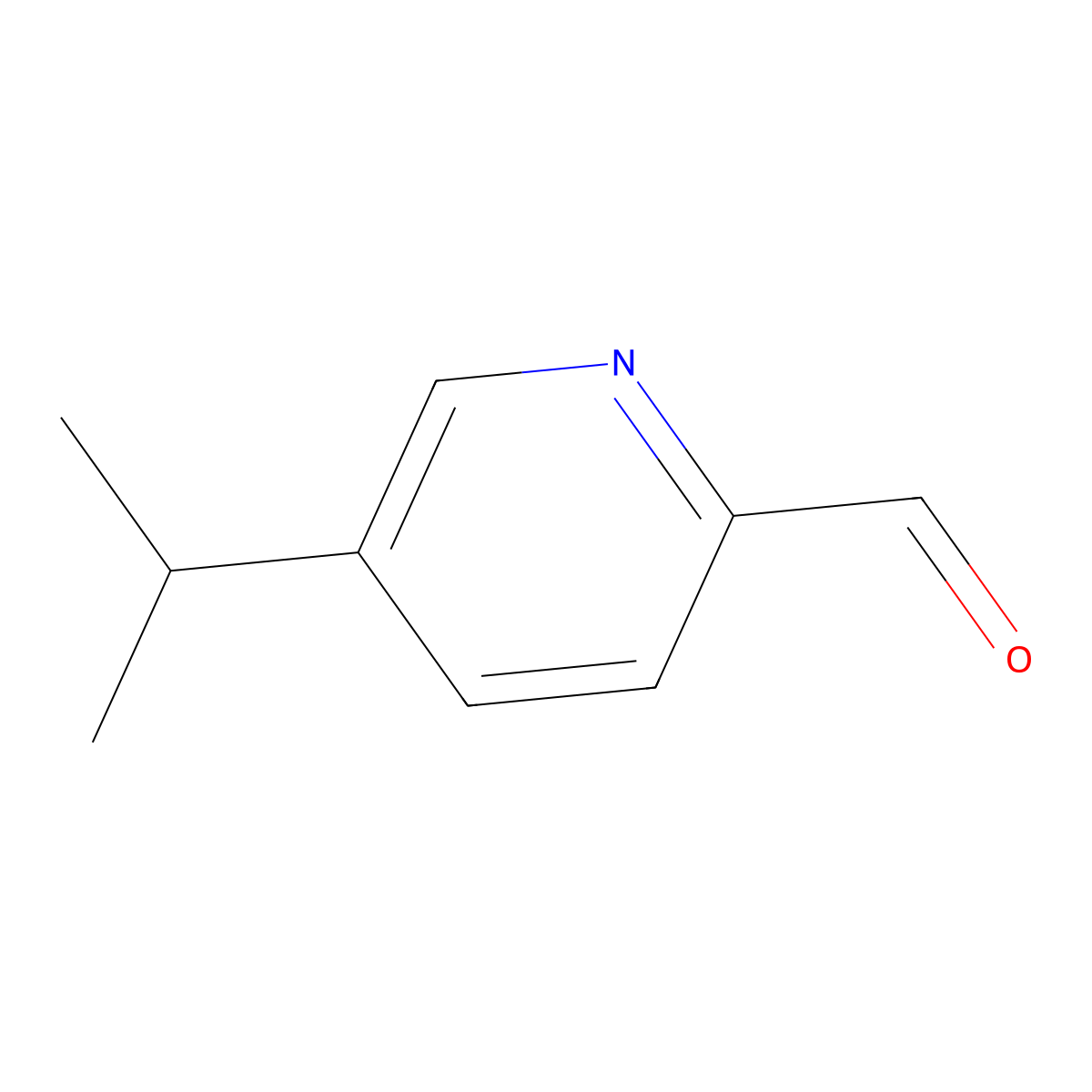 5-Isopropylpicolinaldehyde molecular structure, CAS 137013-14-0