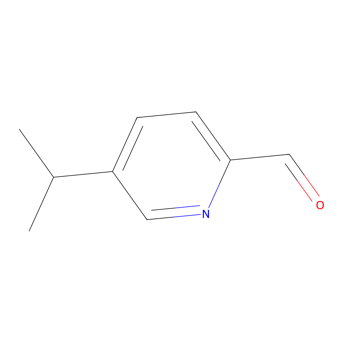 5-Isopropylpicolinaldehyde molecular structure, CAS 137013-14-0