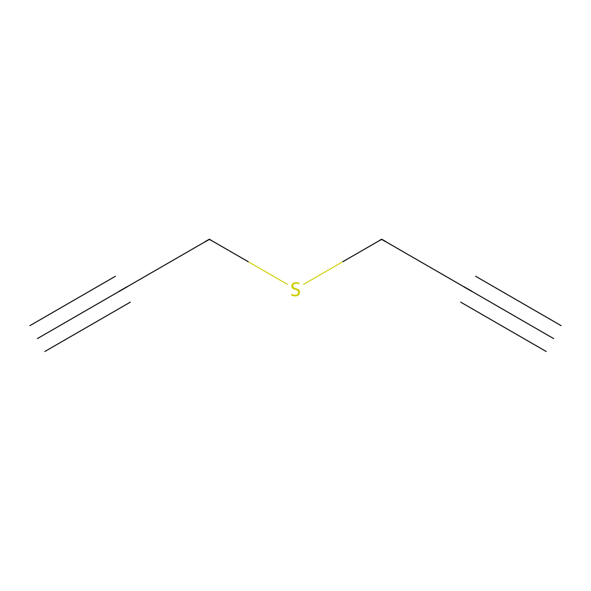 Propargyl Sulfide molecular structure, CAS 13702-09-5
