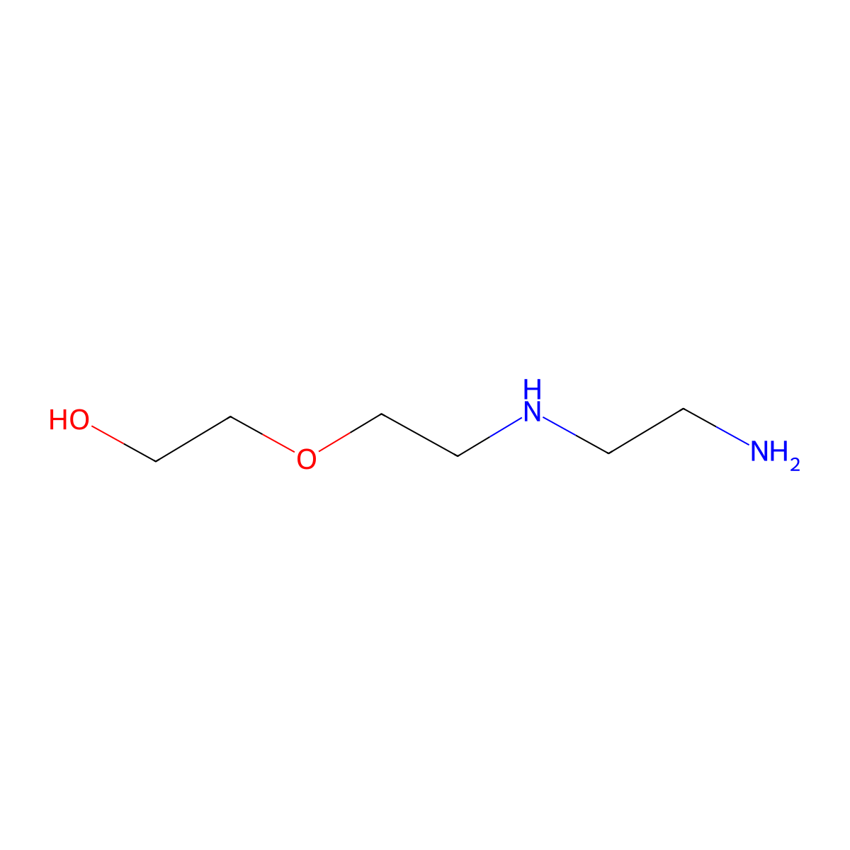 2-[2-(2-Aminoethylamino)ethoxy]ethanol molecular structure, CAS 137020-09-8