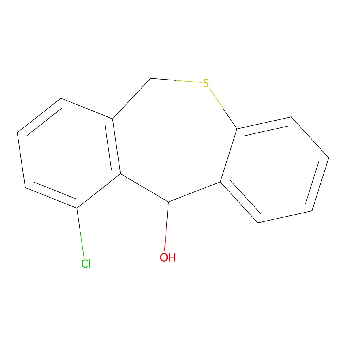 10-Chloro-6,11-dihydrodibenzo[b,e]thiepin-11-ol molecular structure, CAS 1370250-79-5