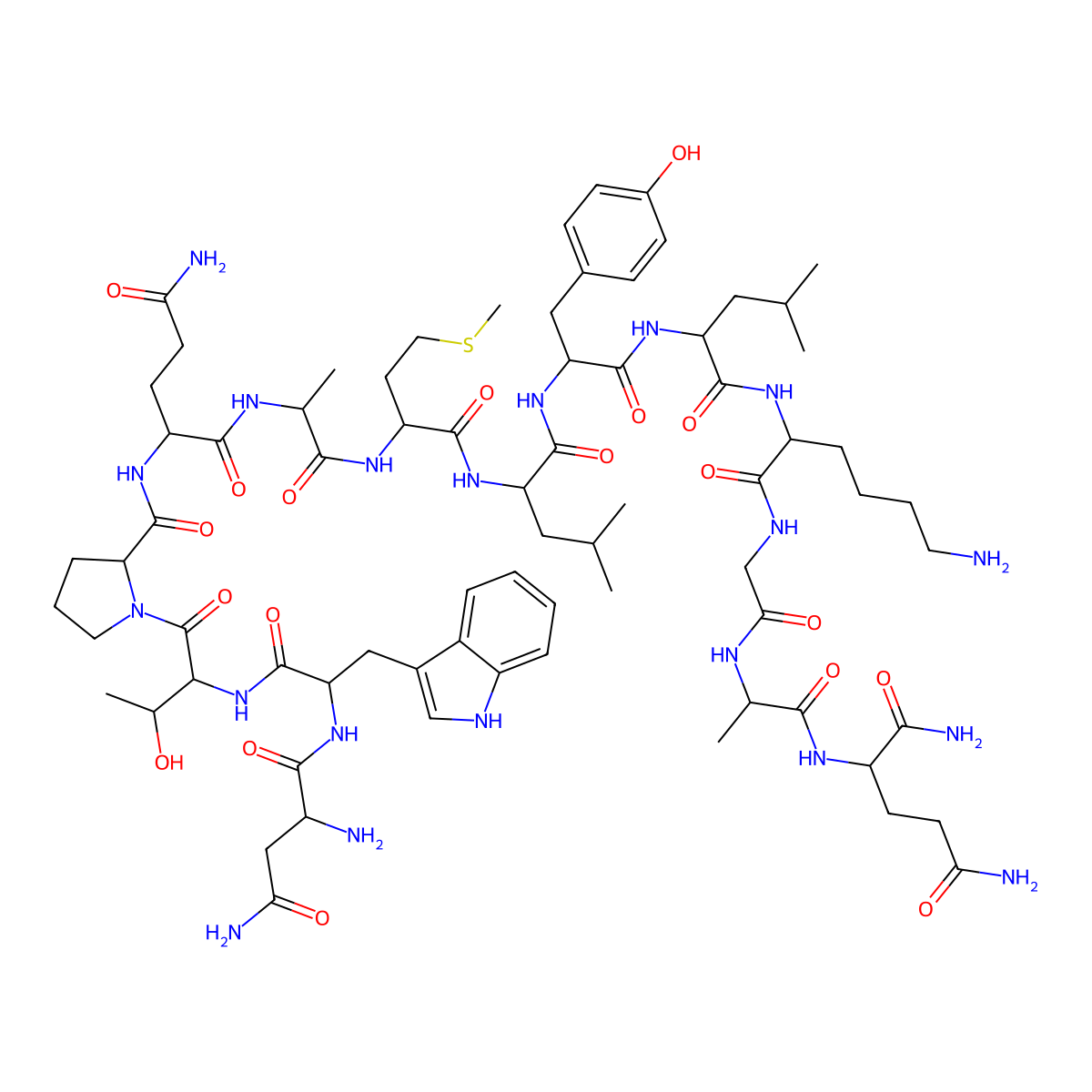 Spexin molecular structure, CAS 1370290-58-6