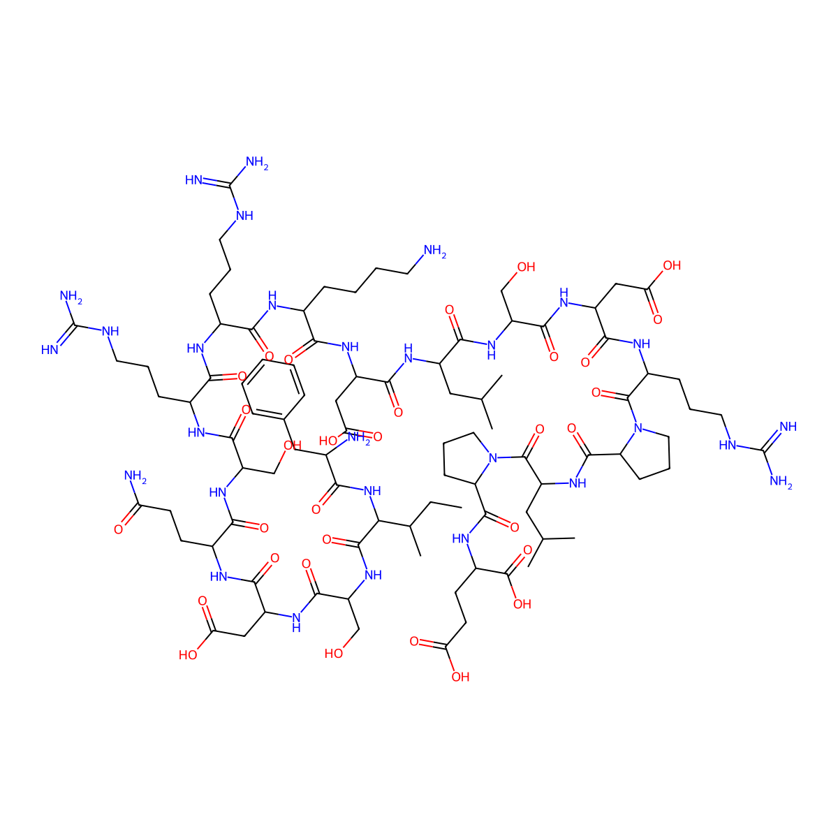 Spexin-2 (53-70), human,mouse,rat molecular structure, CAS 1370290-59-7