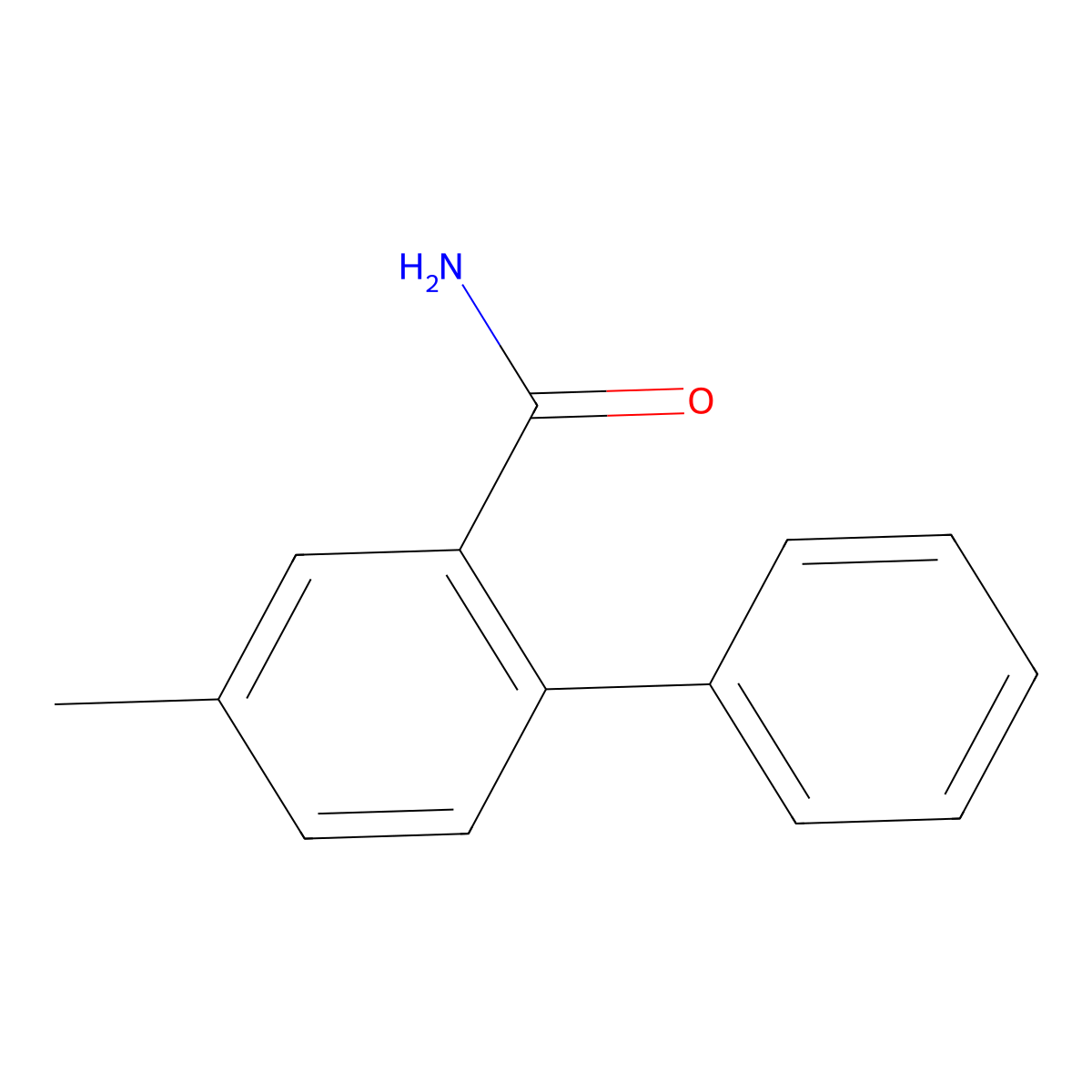 4-Methyl-[1,1'-biphenyl]-2-carboxamide molecular structure, CAS 1370411-25-8