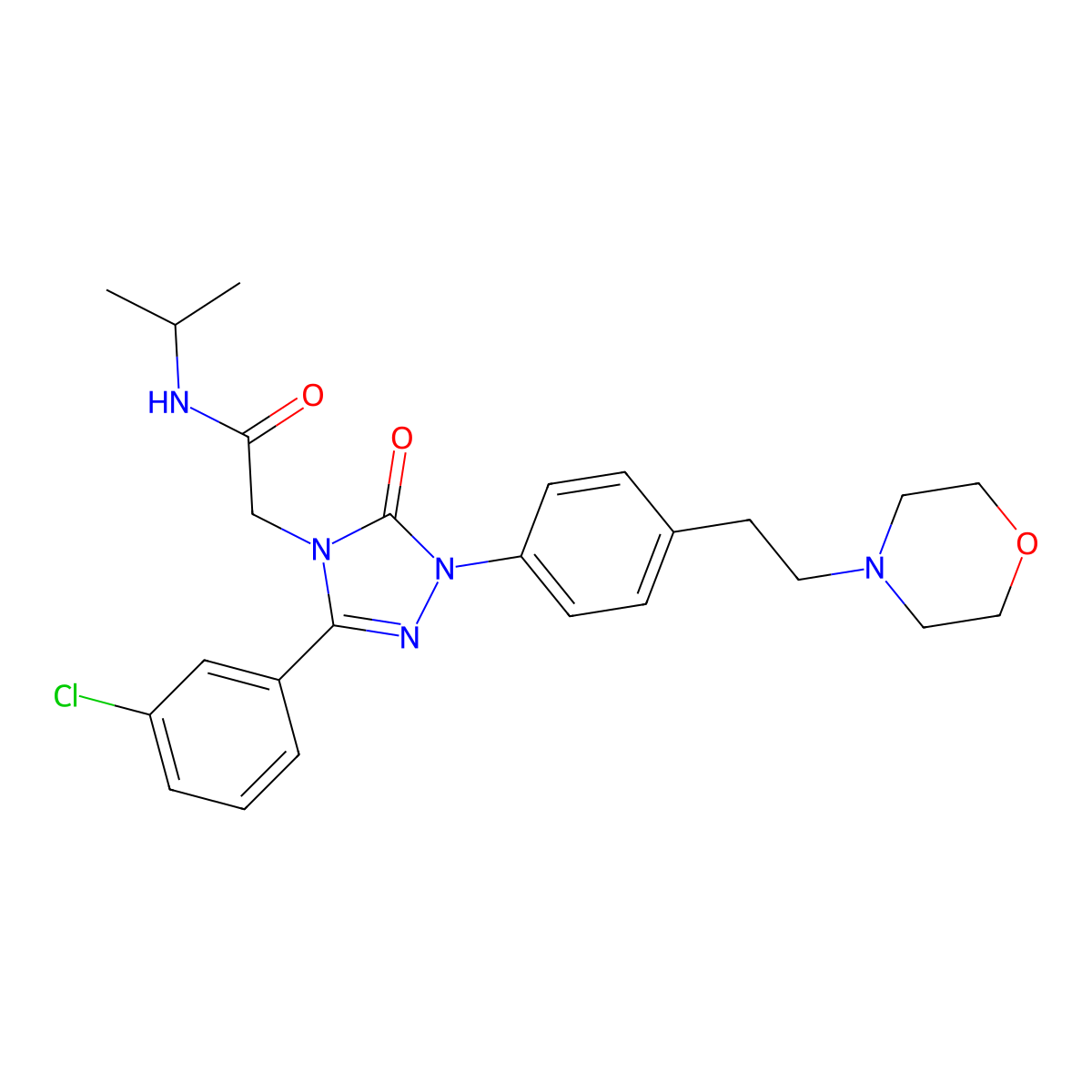 Brezivaptan molecular structure, CAS 1370444-22-6