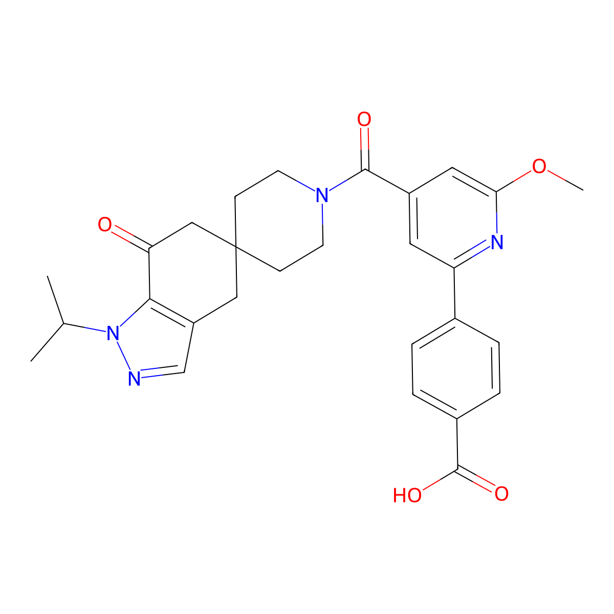 Clesacostat molecular structure, CAS 1370448-25-1