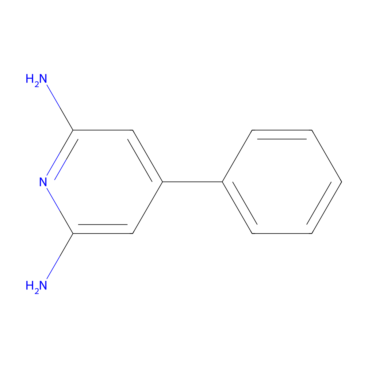 2,6-Pyridinediamine, 4-phenyl- molecular structure, CAS 1370455-48-3