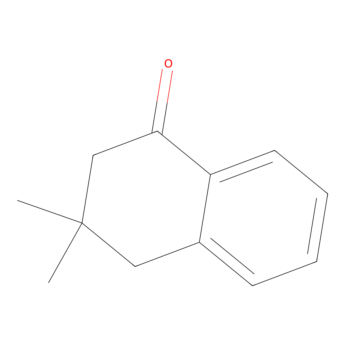 1,2,3,4-Tetrahydro-3,3-dimethyl-1-oxonaphthalene molecular structure, CAS 13705-47-0