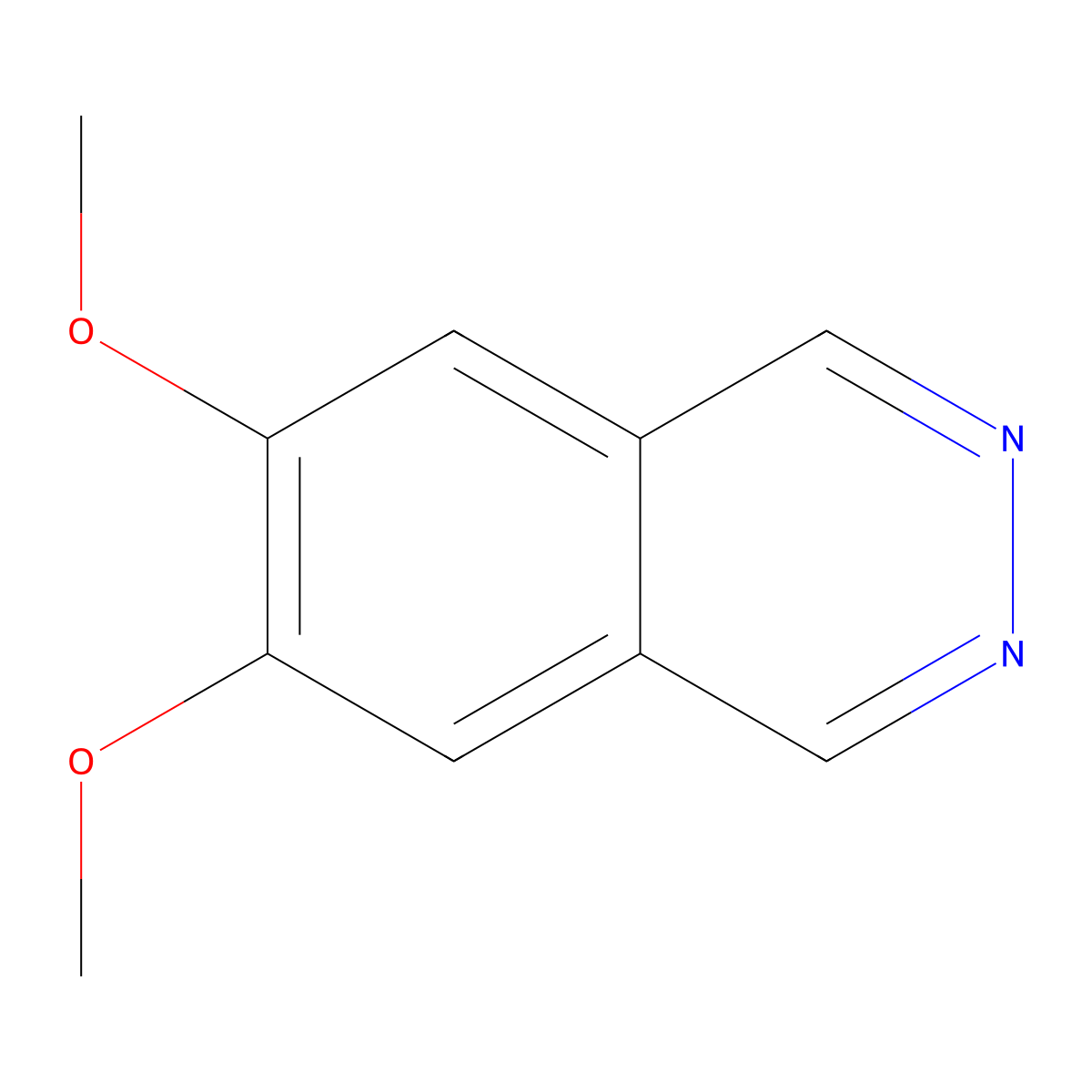 6,7-Dimethoxyphthalazine molecular structure, CAS 13705-95-8