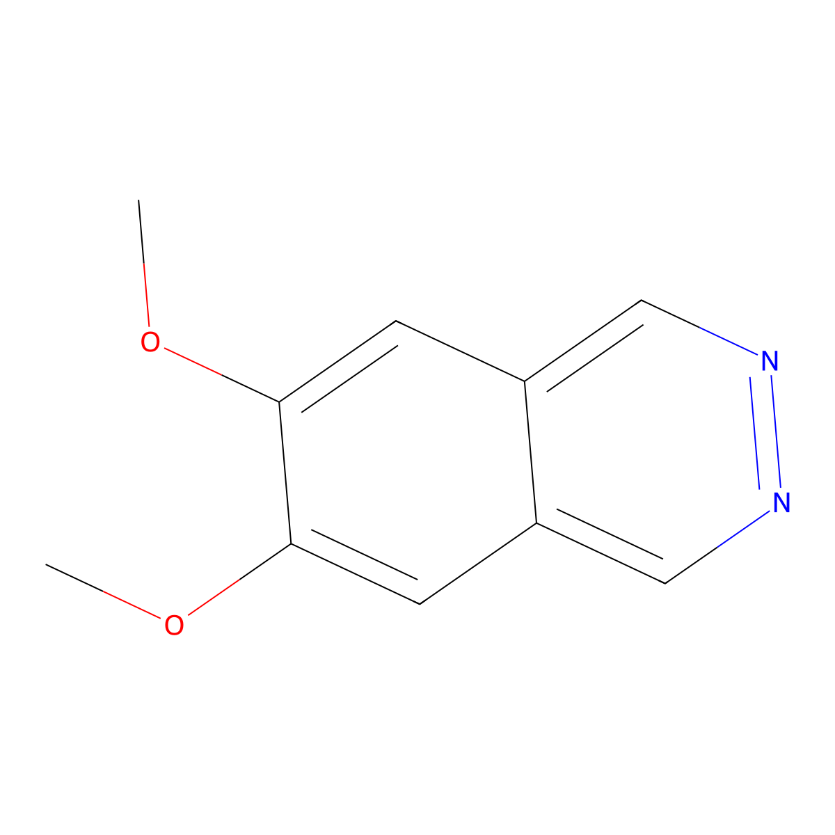 6,7-Dimethoxyphthalazine molecular structure, CAS 13705-95-8