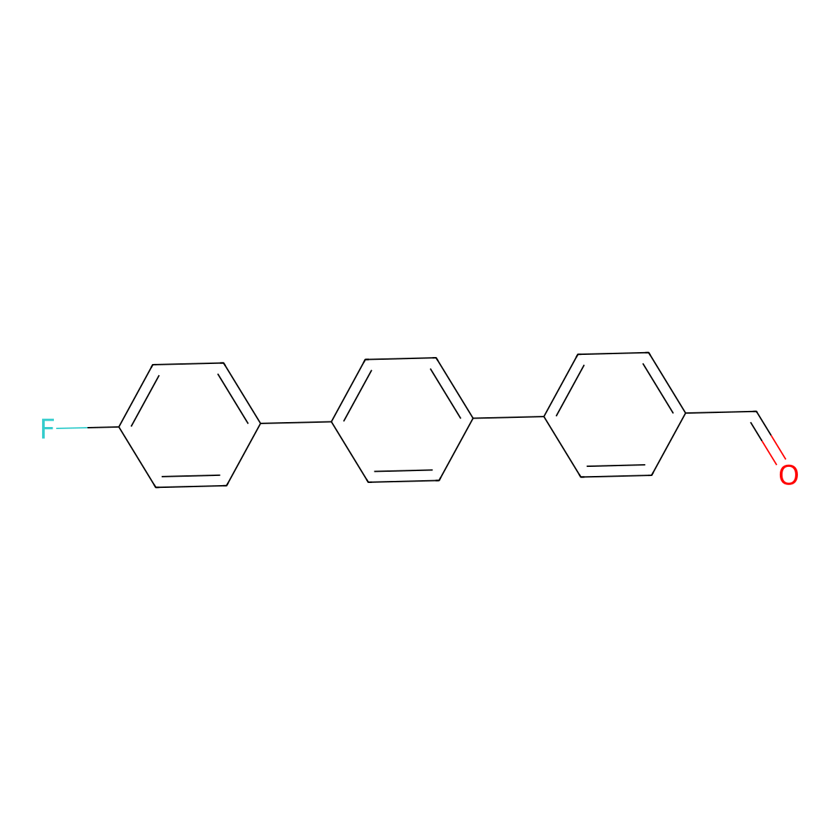 4''-Fluoro-[1,1':4',1''-terphenyl]-4-carbaldehyde molecular structure, CAS 1370618-92-0