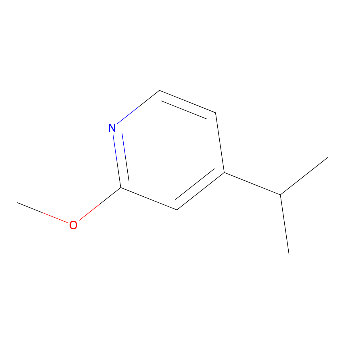 4-Isopropyl-2-methoxypyridine molecular structure, CAS 1370633-62-7