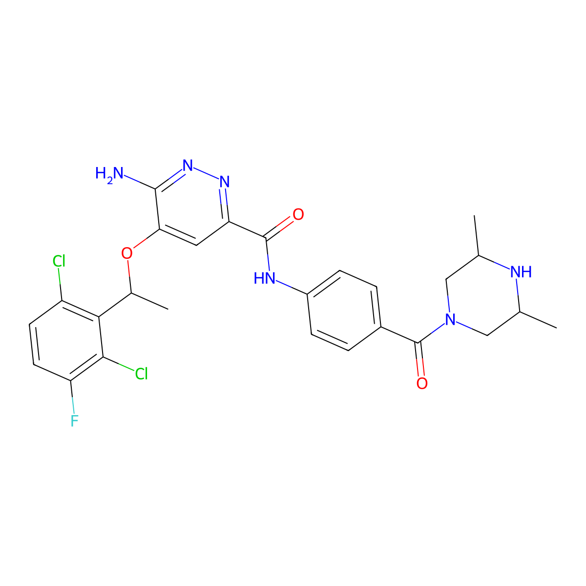 Ensartinib molecular structure, CAS 1370651-20-9