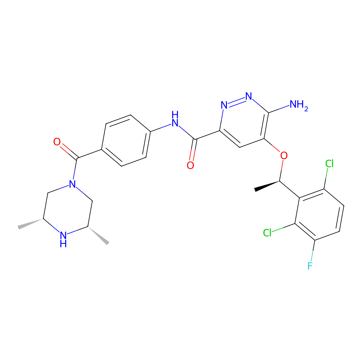 Ensartinib molecular structure, CAS 1370651-20-9