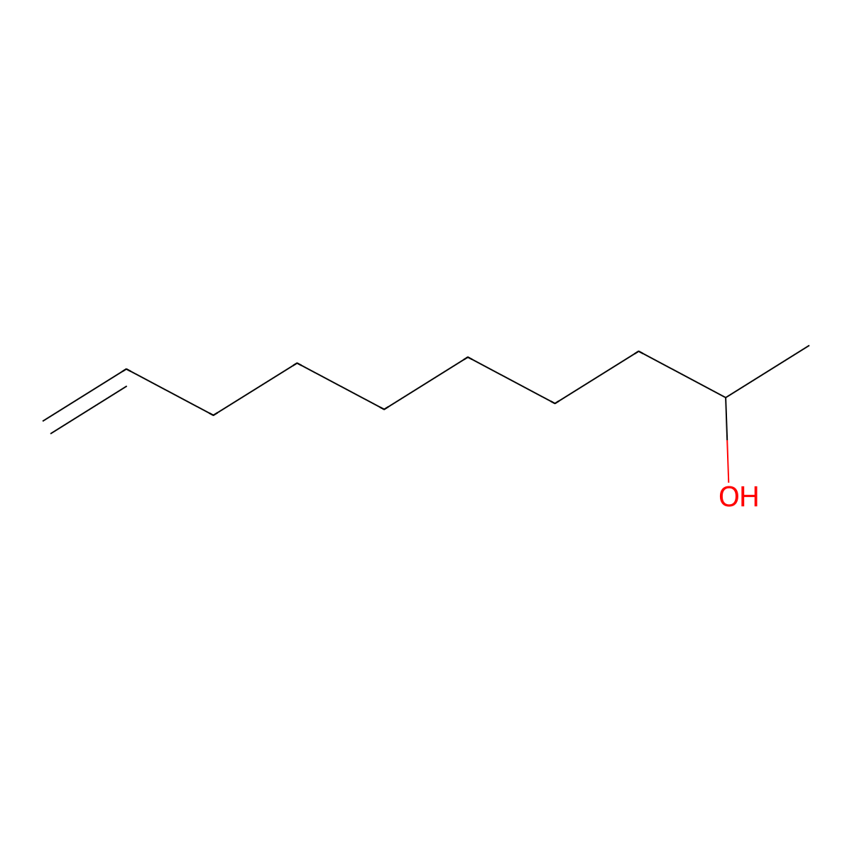 (R)-Dec-9-EN-2-OL molecular structure, CAS 1370656-66-8