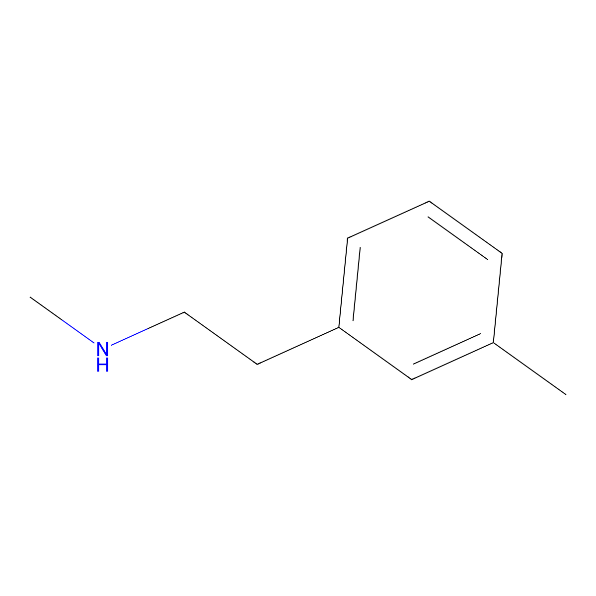 Methyl-(2-M-tolyl-ethyl)-amine molecular structure, CAS 137069-23-9