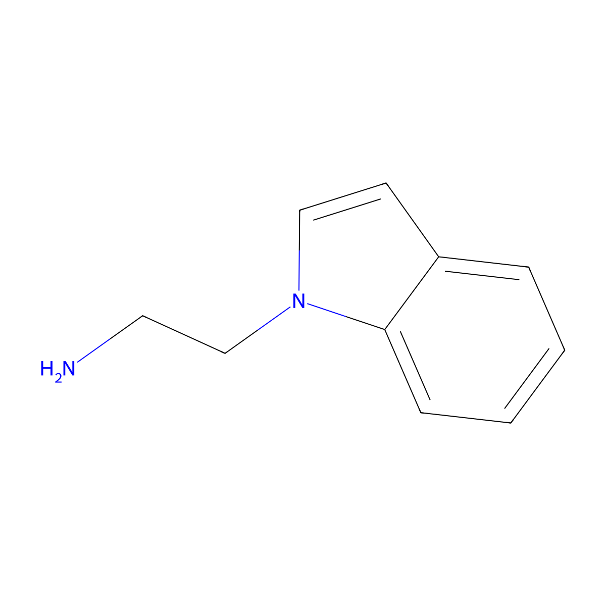 2-(1H-indol-1-yl)ethanamine molecular structure, CAS 13708-58-2