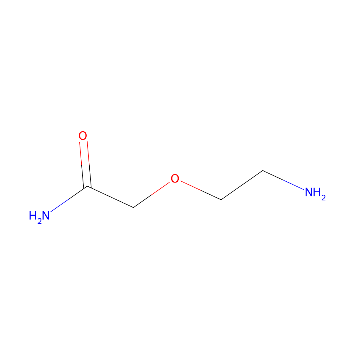 2-(2-Aminoethoxy)acetamide molecular structure, CAS 137089-45-3