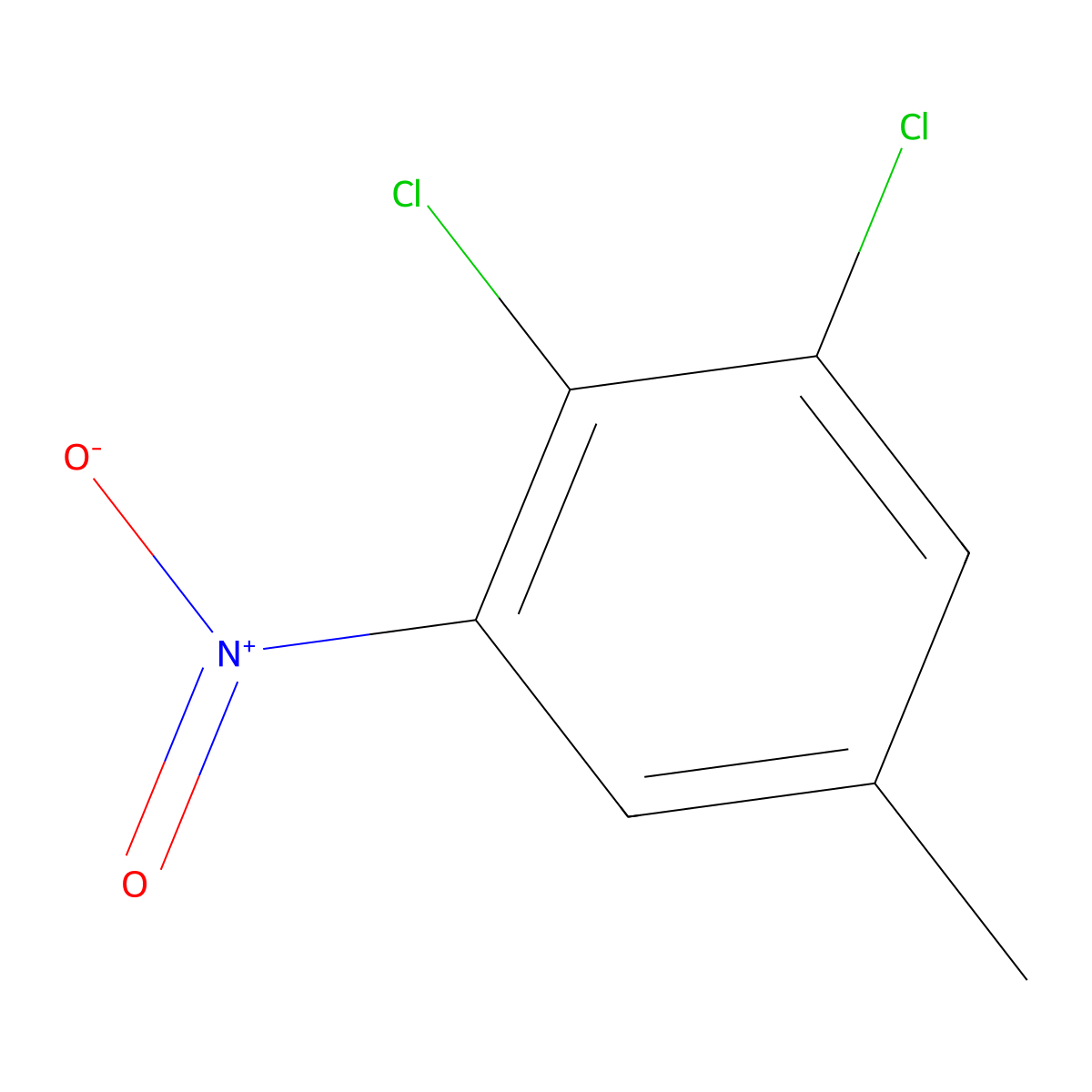1,2-Dichloro-5-methyl-3-nitrobenzene molecular structure, CAS 13711-25-6